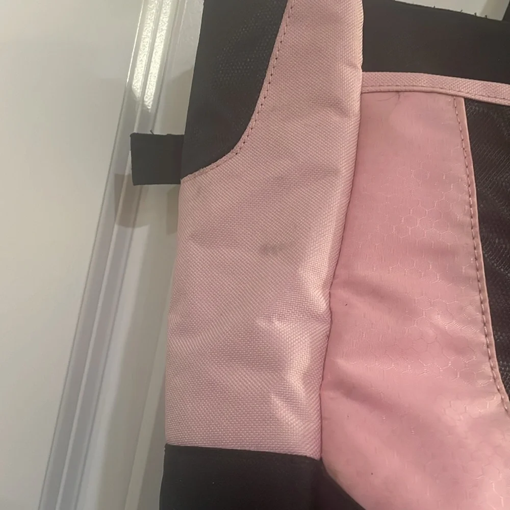 Adidas pink & black‎ diaper bag/overnight bag with multiple pockets.